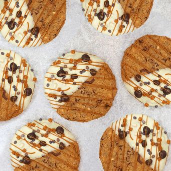 Mocha Caramel cookies