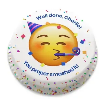 Congrats Emoji Cake