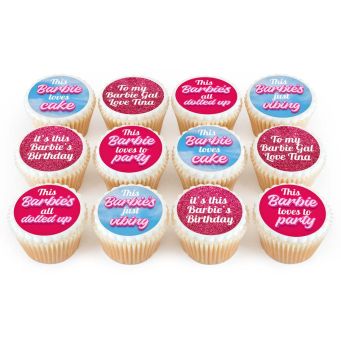 Barbie Themed Cupcakes