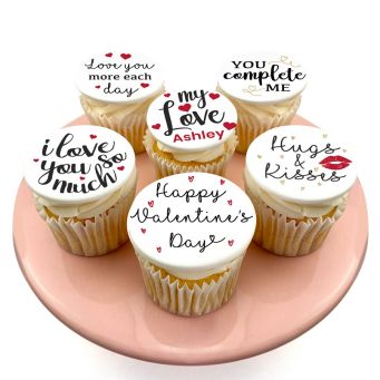 6 So Much Love Cupcakes