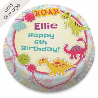 Dinosaur Collage Cake  