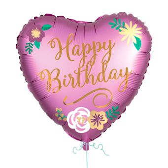 Jumbo Pink Birthday Balloon