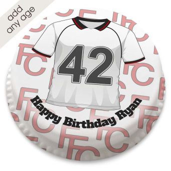 Fulham F.C Themed Shirt Cake