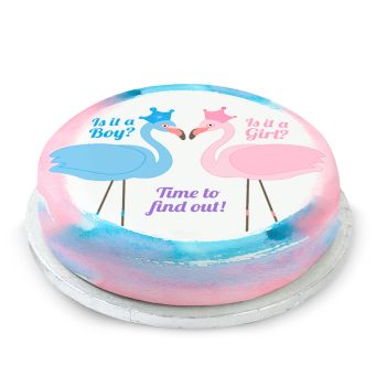 Flamingo Baby Cake
