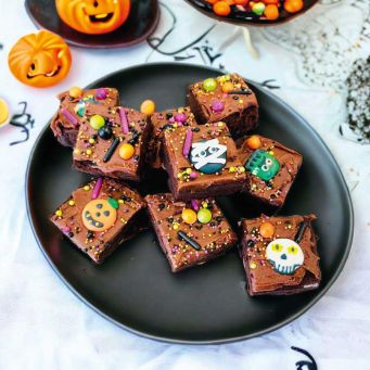 Limited Edition Pumpkin Skulls Brownies