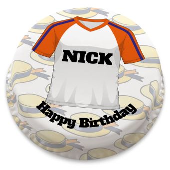 Luton Town Themed Shirt Cake 