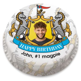 The Magpies Photo Cake