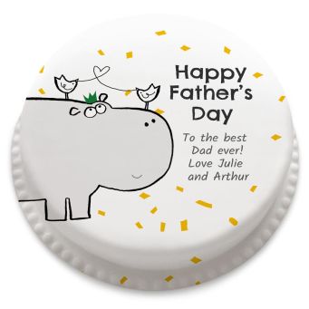 Hippo Dad Cake