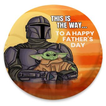 Mandalorian Father's Day Cake