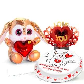 Dog and Flowers Cake - Cancelled