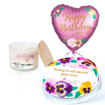 Flowery Birthday Gift Set
