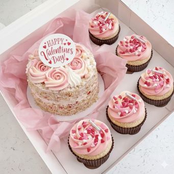 Vanilla Valentine's Bento Box