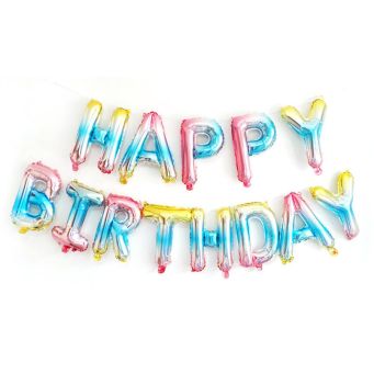 Pastel Birthday Banner