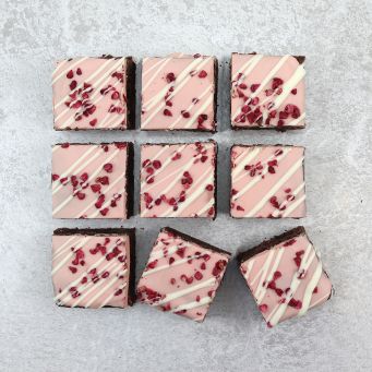 Raspberry Delight Brownies