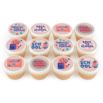 12 Star Student Cupcakes