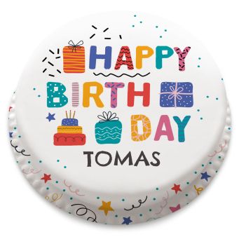 Birthday Presents Cake