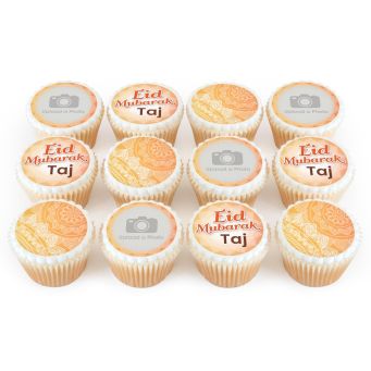 12 Eid Mubarak Cupcakes