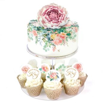 Watercolour Flowers Wedding Set