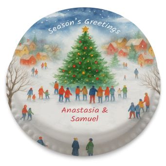 Classic Christmas Tree Cake