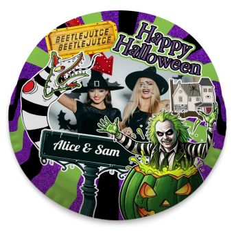 Beetlejuice Themed Photo Cake