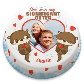 Flowers Photo Upload Cake - Cancelled