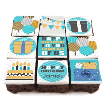 9 Let It Snow Brownies