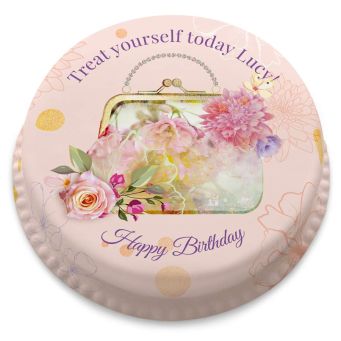 Rainbow Love Photo Cake - Cancelled