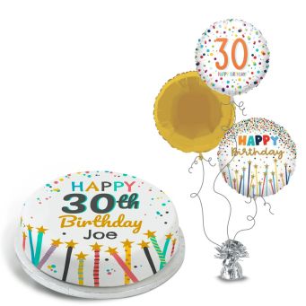 30th Birthday Stars Gift Set