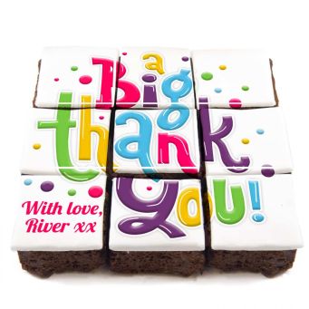 Big Thank You Brownies