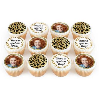 12 Red Marble Cupcakes