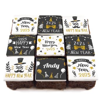 New Years Cheer Brownies