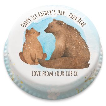 To My Papa Bear Cake