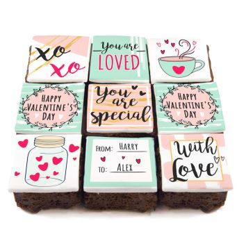 9 Let It Snow Brownies