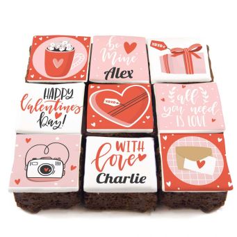 9 Let It Snow Brownies