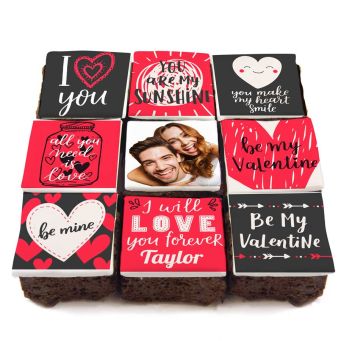 9 Let It Snow Brownies