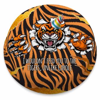 Isolated Tiger Cake