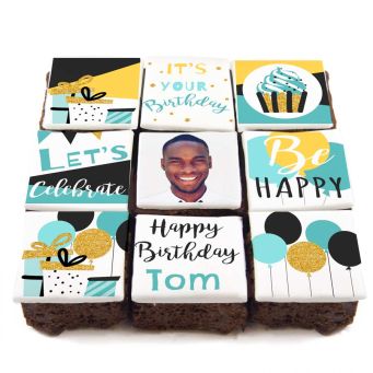 Keep Calm Dark Grey Cake - cancelled