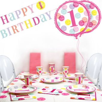 1st birthday girl party box