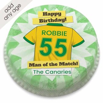 The Canaries Shirt Cakes