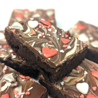 Limited Edition Sprinkle Marble Brownies