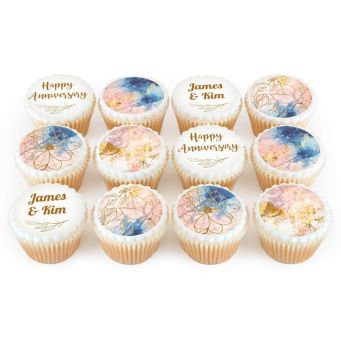 Blue And Pink Cupcakes