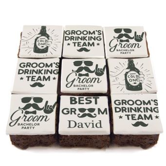 Groom's Stag Do Brownies