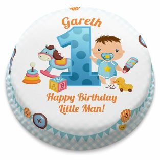 1st Birthday Boy Cake