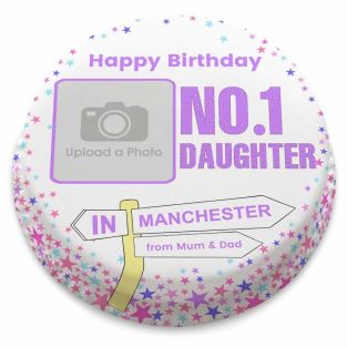 No.1 Daughter Birthday Cake