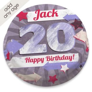 Any Age Arrows Number Cake