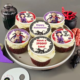 6 Halloween Cupcakes