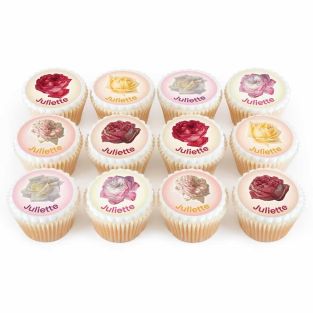 12 Flower Cupcakes