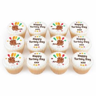 12 Turkey Cupcakes