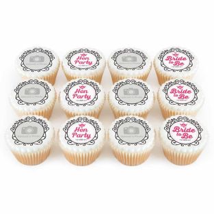 12 Bride-To-Be Cupcakes