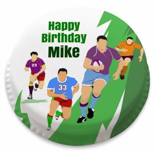 Rugby Players Cake
